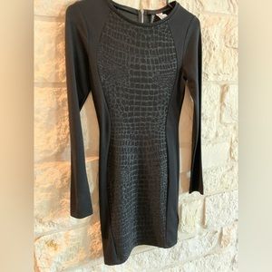 H&M Divided Mini Black Dress (Size 6)